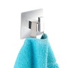 WENKO Turbo-Loc® Uno Quadro Stainless Steel Wall Hooks - No