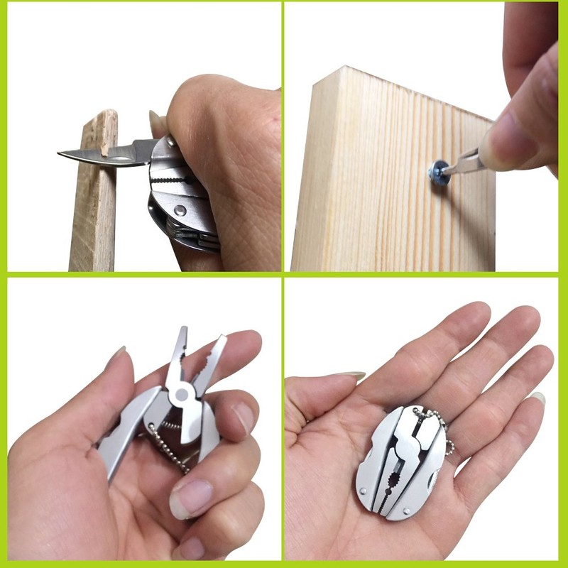 Portable Multitool Pliers Stainless Steel Mini Multifunction Plier for Business