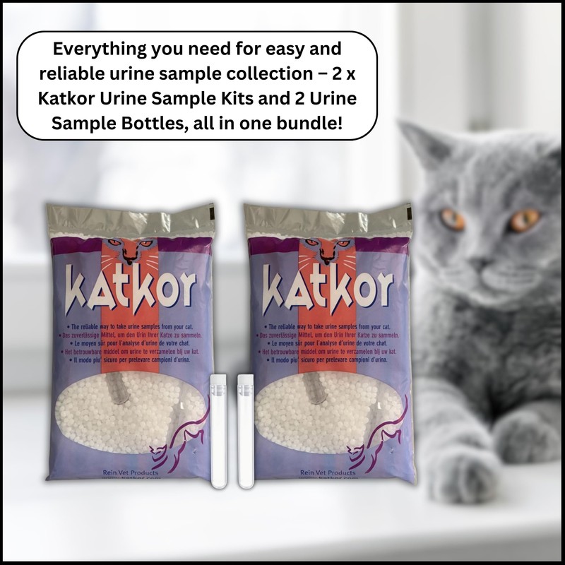 Katkor Urine Sampling Kit for Cats - 2 x Katkor