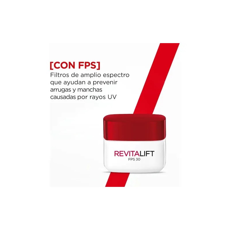 Crema De Día Fps30 L'oréal Paris Revitalift, 50ml Mixta