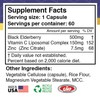 Elderberry, Liposomal Vitamin C, Zinc, Immune Support Supplement, 2 Month