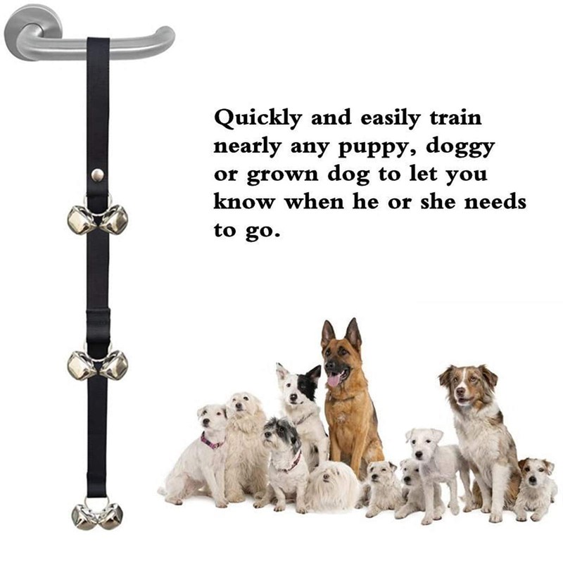 ADOGO® Dog Puppy Potty Training DoorBells - Length Adjustable Dog