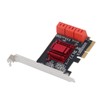 PCIe 3.0 X4 to SATA 3 Adapter Card High Speed
