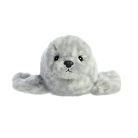 Aurora, 31720, Mini Flopsie Harbour Seal, 8In, Soft Toy, Grey