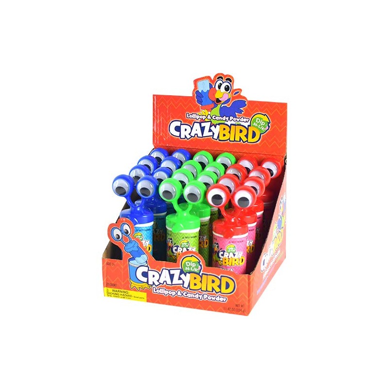 Koko's Crazy Bird Dip-N-Lik Candy, .95 oz (27 g) -