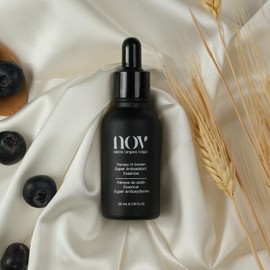 NOV Natural Organic Vegan Super Antioxidant Serum – Brightening & Anti-Aging Formula with Vitamin C & E, Hydrating & Lightweight, Suitable for All Skin Types