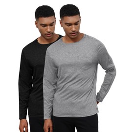 Poriff Mens Post Shoulder Surgery Shirts Snap Tear Away Unisex Rotator Cuff Shirts Post Shoulder Women Broken Arm Shirt Black and Grey S