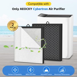 2-Pack Cybertron Filter Compatible with AEOCKY Cybertron Air Purifier