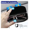GAOLAOSY Car Sun Visor Sunglasses Case, ABS Hard Shell Eyeglasses