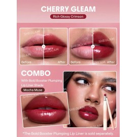 Sheglam Bold Booster Brillo Labial Hidratante Cherry Gleam                                                                                            