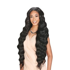 Zury Sis Synthetic Natural Dream Weave - Ocean Wave 18" (Color : 2 Dark Brown)