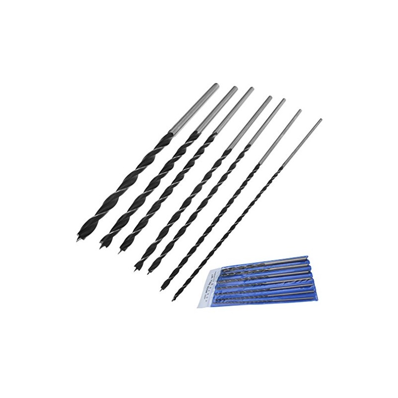 7pcs 300mm Extra Long Brad Point High-carbon Steel Wood Drill