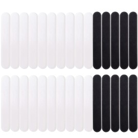 KARIDER Hat Size Tape, 30Pcs Hats Caps Sweatband, Hat Size Reducer Padding Strips Reducing Tape Roll Felt Cap Size Reducer Tape for Baseball Caps Cowboy Hat Sun Hat Golf Hat Black, White