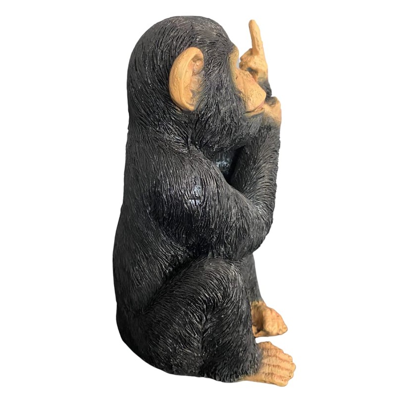 RP Medium Resin Rude Monkey Ornament 19cm Statue Sculpture Figurine