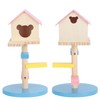 Hamster Loft Toy Wooden Durable Odorless Hamster House Climbing Ladders