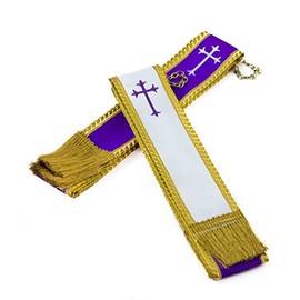 mds- Visitation/Confessional Stole- Pure Silk