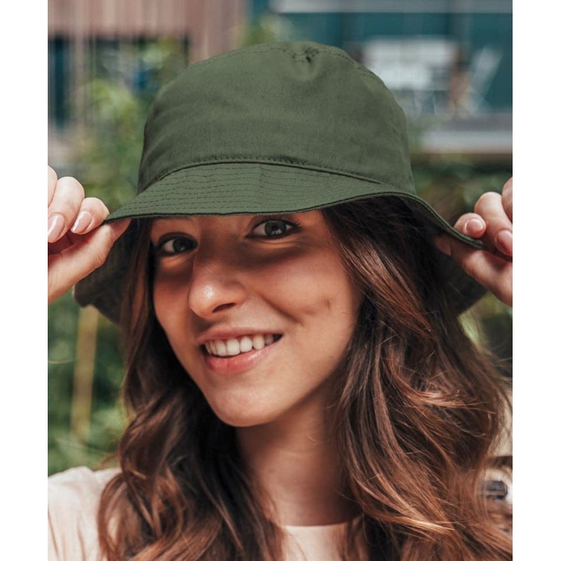 noTrash2003 Trendy Bucket Hat Cotton Twill Fishing Hat Summer Hat