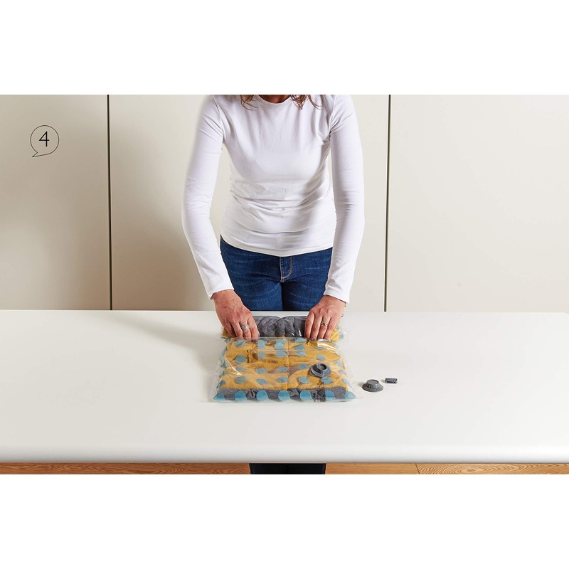 Perfetto Maße der Kompressionstasche: 50 x 70 cm. -Packung mit