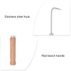 HiChuAng Weed Remover Tool Stainless Steel Patio Weeder Single Claw