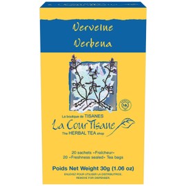 La Courtisane Herbal Tea Verbena, Kosher, Gluten-Free, 20 Count, 30g