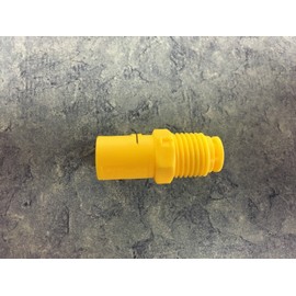 TeeJet 1/4XP20R-VP XP BoomJet Boomless Flat Spray Nozzle, Poly - Yellow - Right Spray
