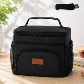 Insulated Lunch Bag for Work & Outdoor Picnic – Leakproof Thermal Food Cooler Tote with Large Capacity Storage(Oxford cloth & Nylon)
