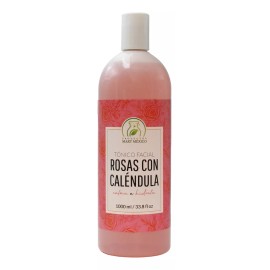 Productos Mart Mexico Tónico Facial De Rosas Con Extracto De Caléndula (1000 Ml)