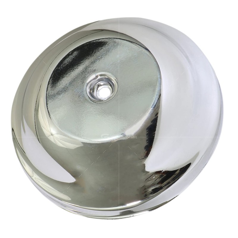 SUPPLY GIANT Bell Cleanout Cover, 9-1/4-Inch, Plastic Chrome, 9-1/4