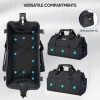 TICONN 16in Tool Bag with Waterproof Soft Bottom, Multi-Pockets Wide