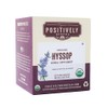 Organic Positively Botanicals Company, Hyssop Herbal Tea Bags, 20 Count