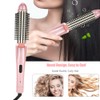 Folding Adjustment Mini Portable Straightener &amp; Curler Comb Hair Stick