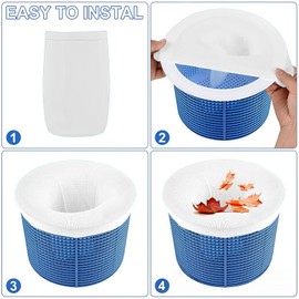 ZLKRHAK 10/20/30 Pcs Pool Skimmer Socken Filtersocken Skimmer Skimmersocken Für Pool Skimmersocke Skimmersocken Skimmernetz