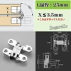Sugarello Folding Door Trigger Cross Hinge, Concealed Hinge, Cross Hinge,