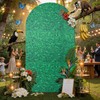 Party Village 7.2ft Green Leaf Pattern Spandex Fitted Wedding Arch