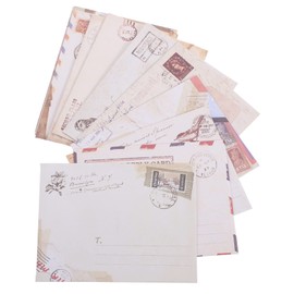 Gatuida 60Pcs Vintage Mini Envelopes Elegant Tiny Paper Envelopes for Invitations Retro Design Greeting Cards Card Envelopes for Weddings Parties and Daily Use