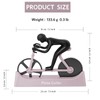 KUONIIY Pizza Cutters, Bicycle Pizza Cutter Dual Stainless Steel Super