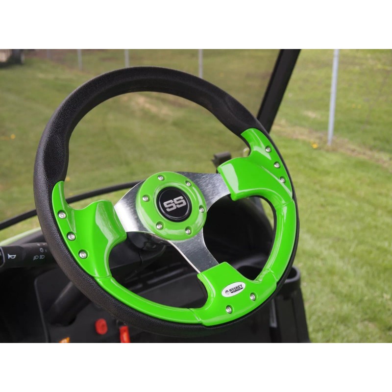 Huskey Lime Green Golf Cart Steering Wheel EZGO Yamaha Club