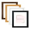 Modern Black 30x30 Frame With Safe Perspex Front & Wall