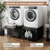LUCKUP Laundry Pedestal for Washer & Dryer, Heavy Duty Platform