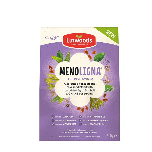 Linwoods Menoligna 210g- Regulation of Hormonal Activity, Perimenopause, Menopause & Postmenopause Symptoms