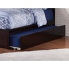 AFI Urban Twin Size Trundle Bed in Espresso