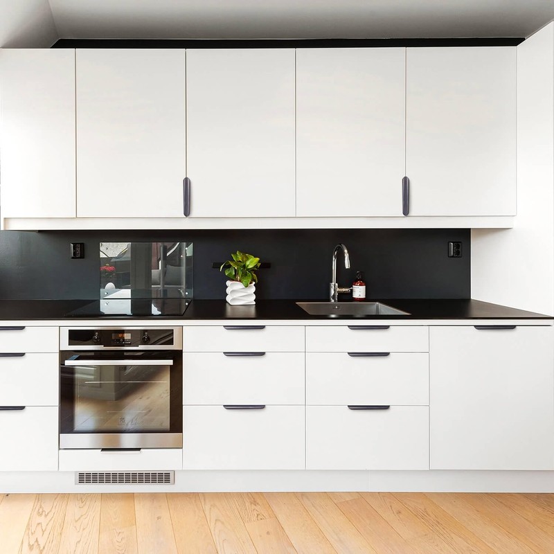 RVPEKUPE 5-Pack Adhesive Edge Finger Pulls for Cabinets No Drill