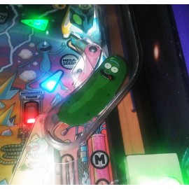 Williams Rick and Morty Spooky Pinball Machine PICKLE RICK Custom Mod Plastic
