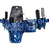 hairdressing toolbelt pouch (Blue Leopard)