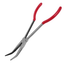 DOITOOL Bent Nose Pliers for Jewelry Making Metalworking Durable Heat Resistant Ergonomic Design for Melting Bowl Handling