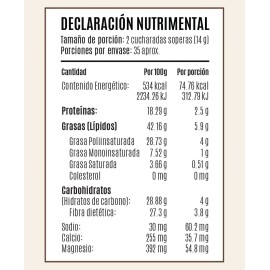 Birdman Linaza Dorada Molida en Frío | fuente de Omega 3, Fibra & Magnesio | Sin Gluten | 500g