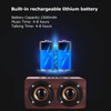 W5 Red Wood Grain Bluetooth Speaker Bluetooth 4.2 Dual Louderspeakers