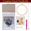 YEESAM ART Punch Needle Kit with Butterfly and Sunflower Patterns,