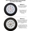 Rigid Hitch Pre-Greased Trailer Hub Kit (RHI-150-PG) 5 Bolt on