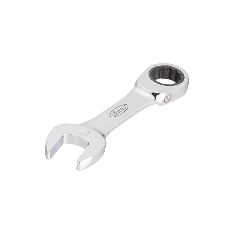 Vigor V2831 Ratcheting Wrench, Short Style 17 mm